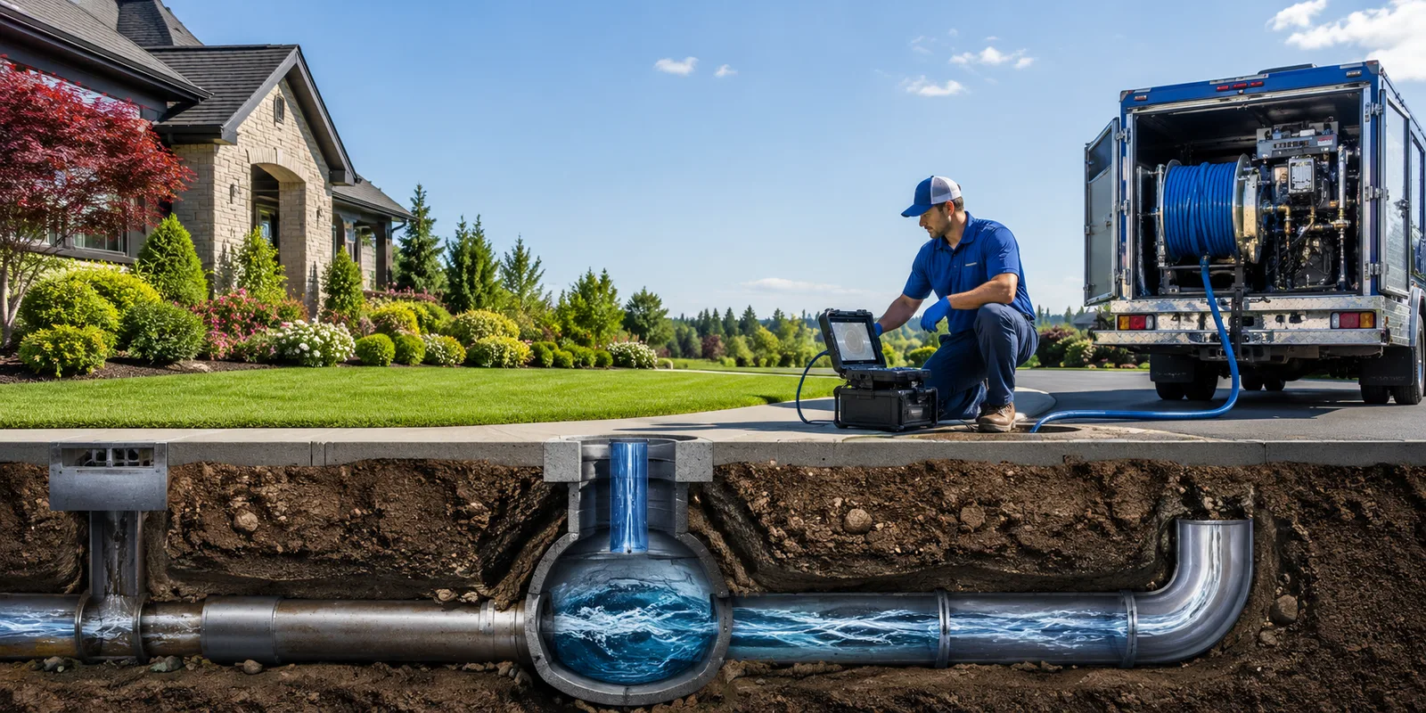 Drainage restoration information for Blanchard, PA